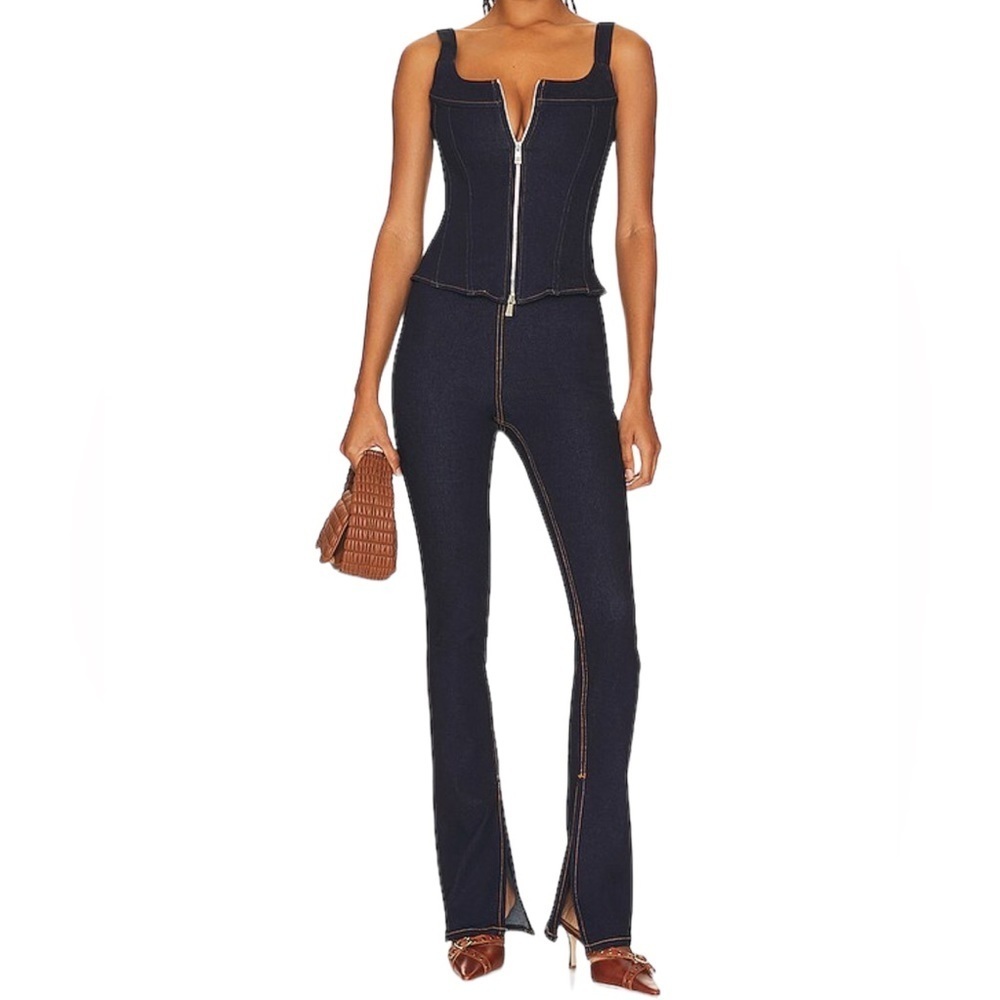 EB Denim Jeans Split Hem Jegging Sz S‎